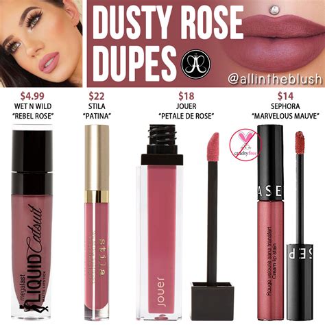 Find lipstick dupes .